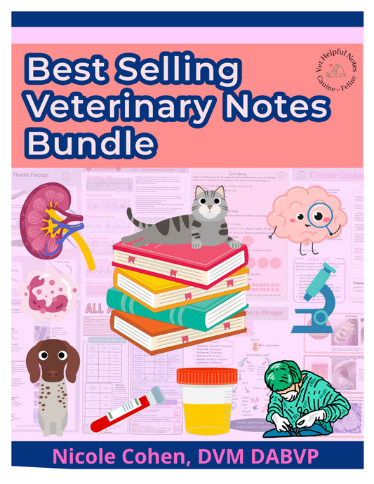 Ultimate Veterinary Notes Bundle Hard Copy - 41% OFF ***FLASH SALE*** ***Ends 11/16***