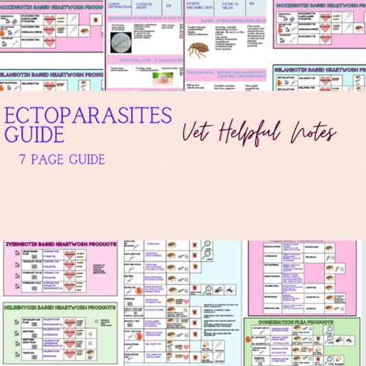 Vet Ectoparasites Guide, Vet Tech Ectoparasites, pharmacology