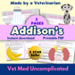 Canine Addison's Disease Guide- vet tech, vet student, veterinarian