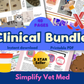 Veterinary Clinical Bundle: Hematology, Urinalysis, Fecal parasites, Ectoparasites, Skin and Ear Cytology