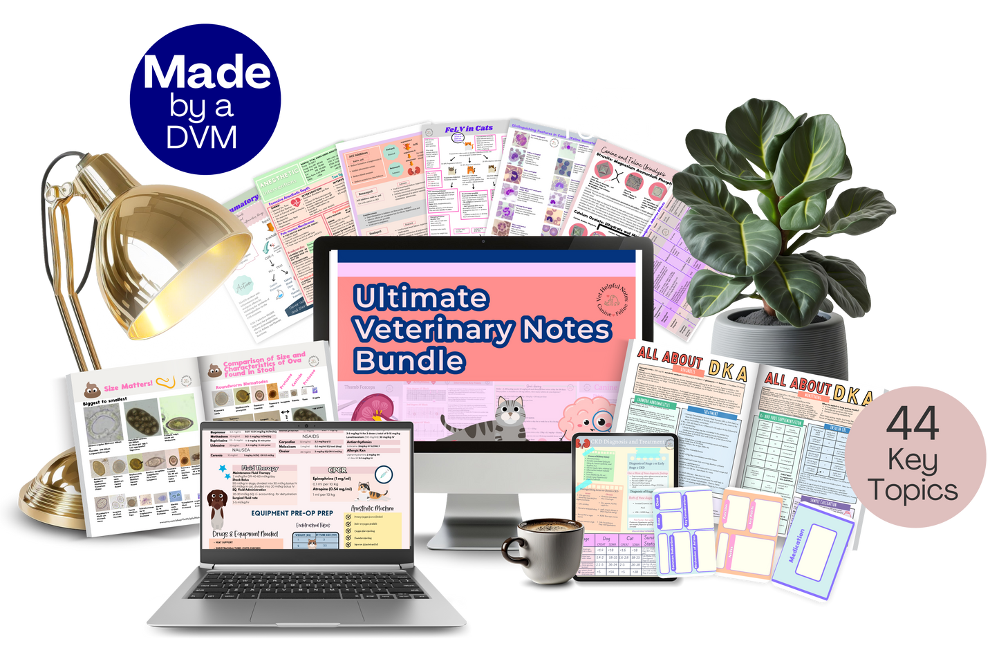 Ultimate Veterinary Notes Bundle - 244 Pages - Instant Download  -42% OFF  ***UNTIL 11/16***