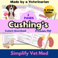 Vet Endocrine study guide, Canine Cushing's, Vet tech notes, Cushing's cheat sheet