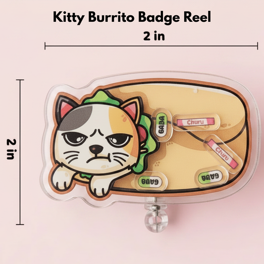 Kitty Burrito Badge Reel