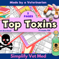 Top Toxins, Vet Med Notes for Vet Techs, Vet Nurses, Vet Students