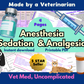 Veterinary Sedation, Analgesia and Anesthesia pack