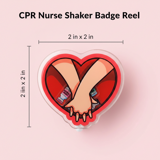 Nurse badge reel CPR badge reel cardiac nurse cardiology badge cardiac care nurse icu nurse ER nurse badge CPCR nursing life Nurses Week
