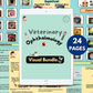 Vet ophthalmology atlas  vet med guide ophthalmology cheat sheets veterinary notes ophtho bundle vet tech study vetmed notes eye guide ER vet