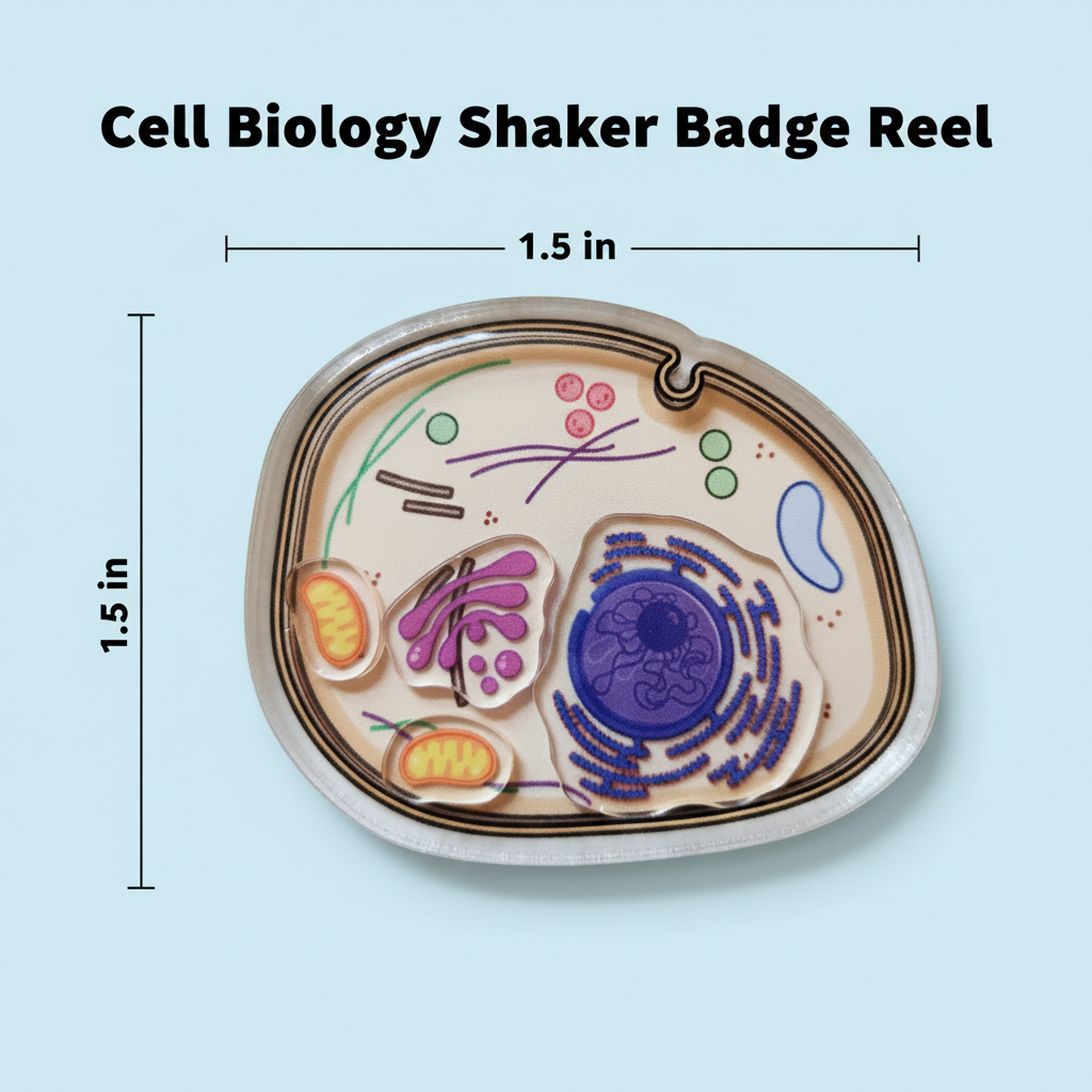 Cell Biology Shaker Badge Reel